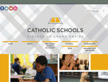 Tablet Screenshot of catholicschools4u.org